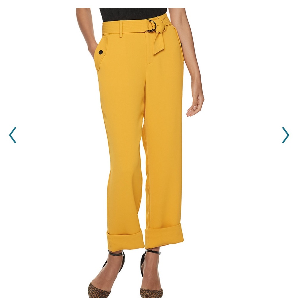 Cara Santana + Apt 9 Belted Pants NWT